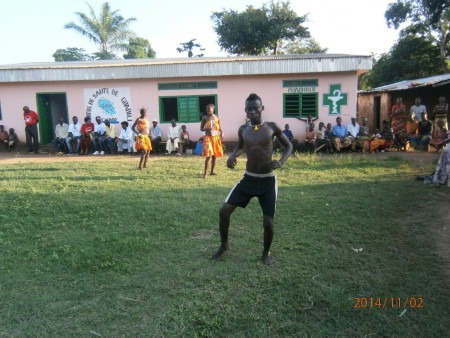 Vue de Face du Centre de santé de Gbabili
